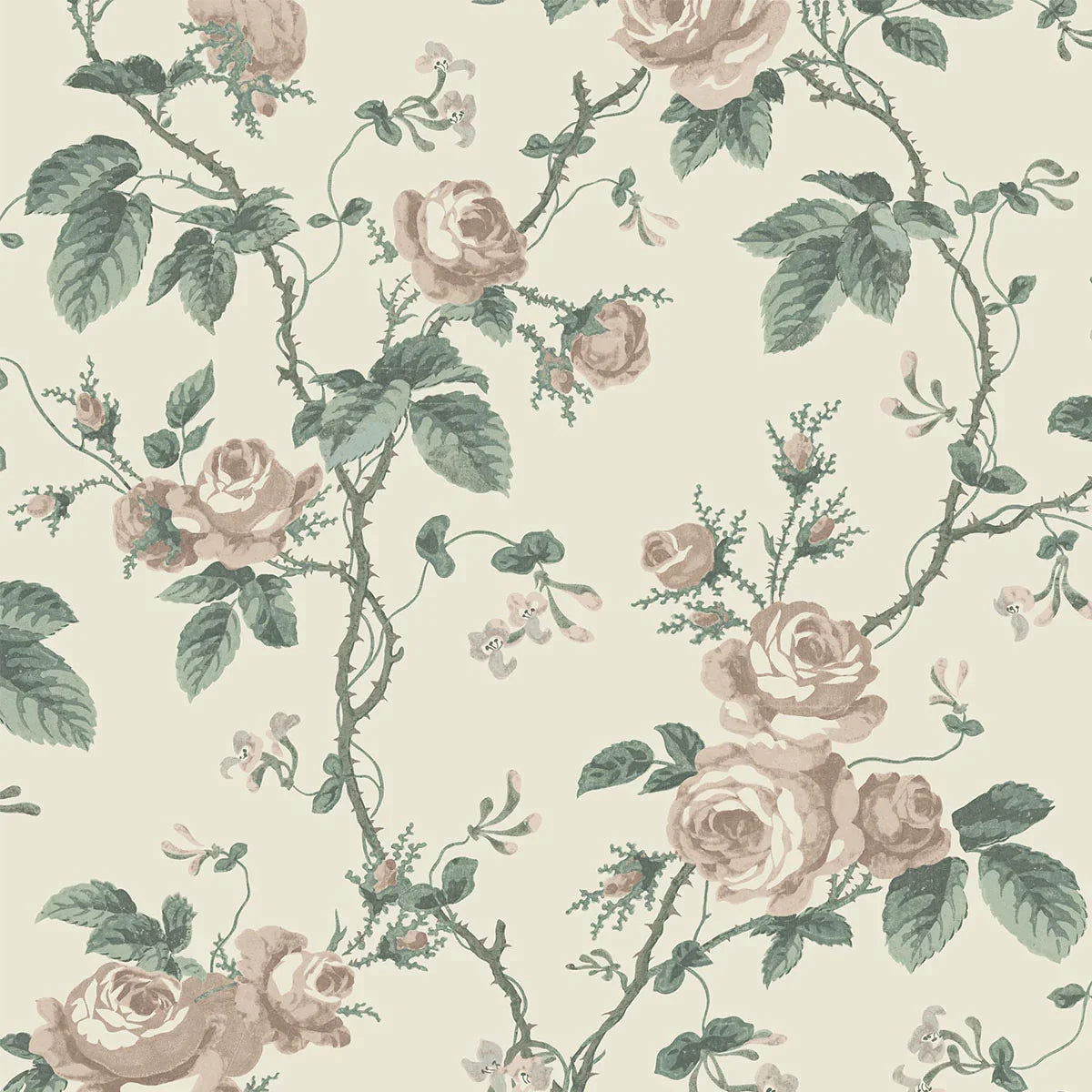 French Roses Wallpaper - Borastapeter