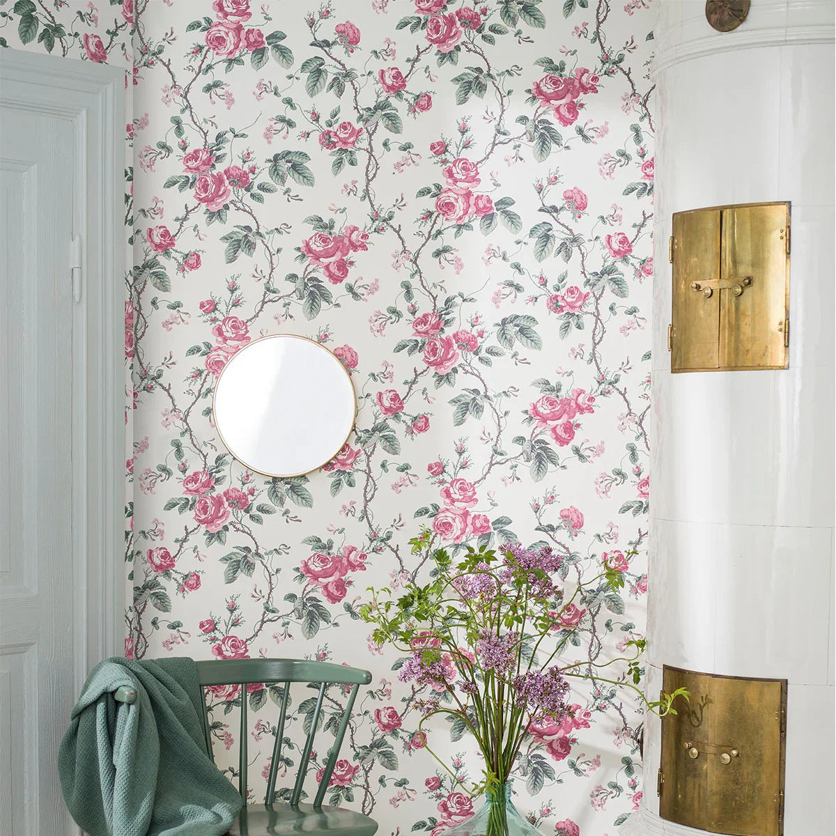 French Roses Wallpaper - Borastapeter