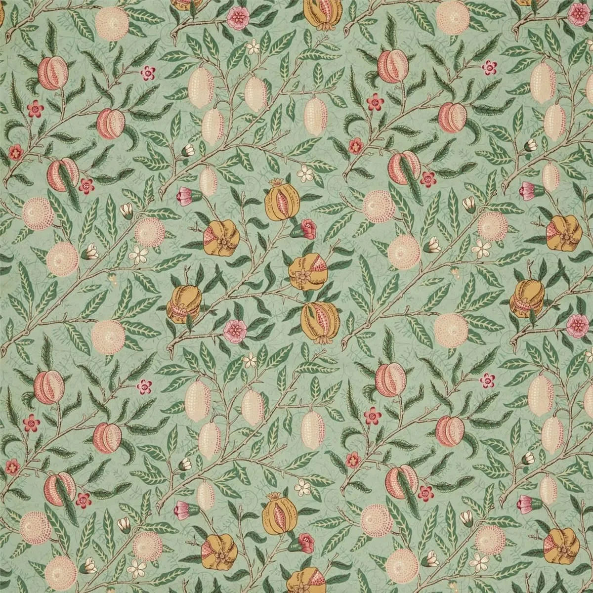Fruit Velvet Fabric - Morris & Co