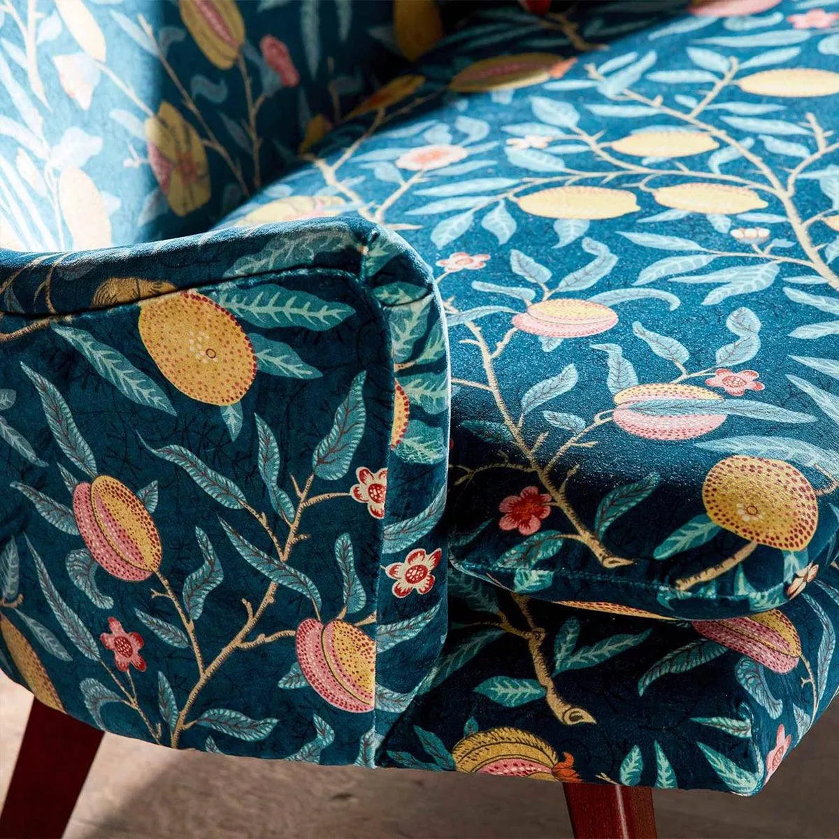 Fruit Velvet Fabric - Morris & Co