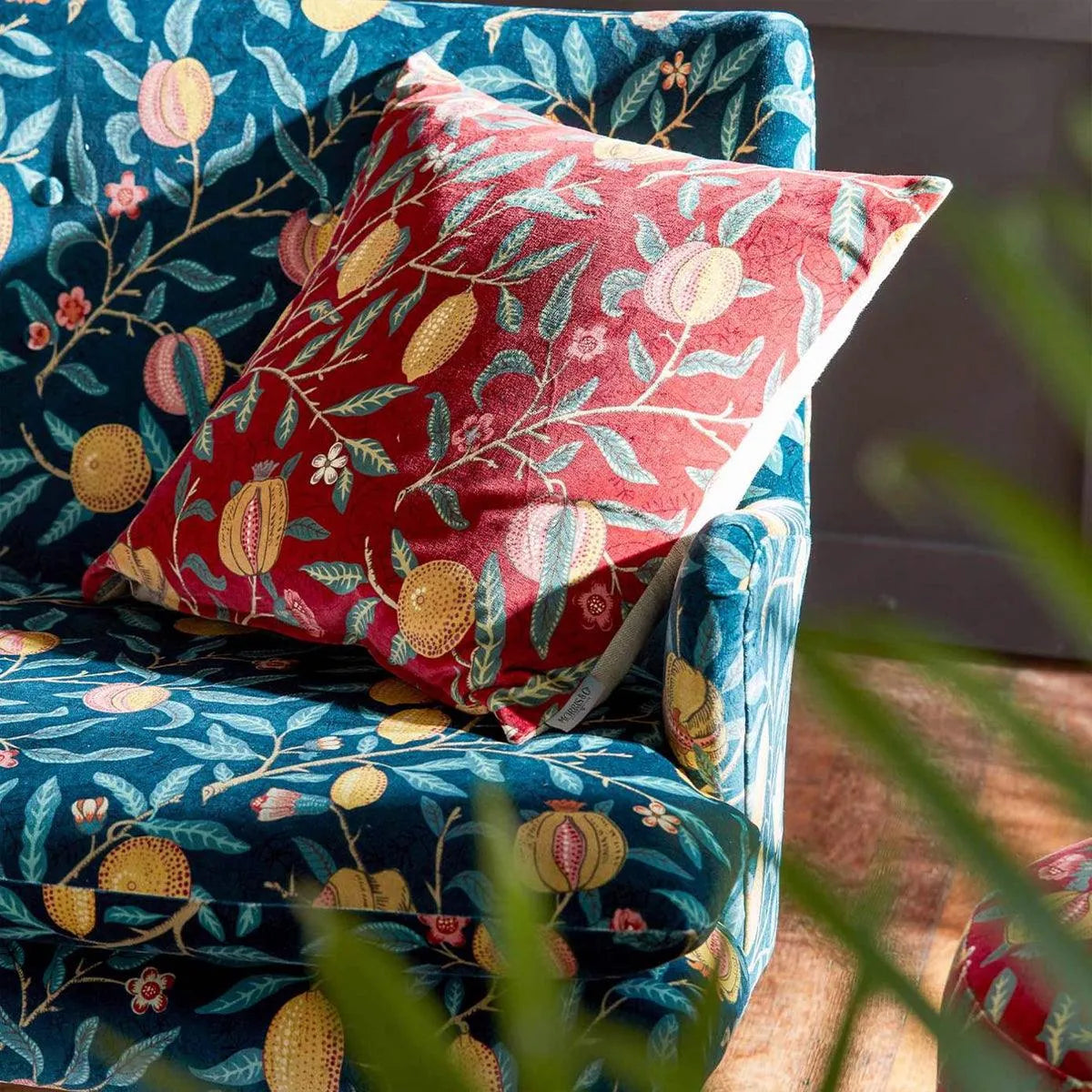 Fruit Velvet Fabric - Morris & Co