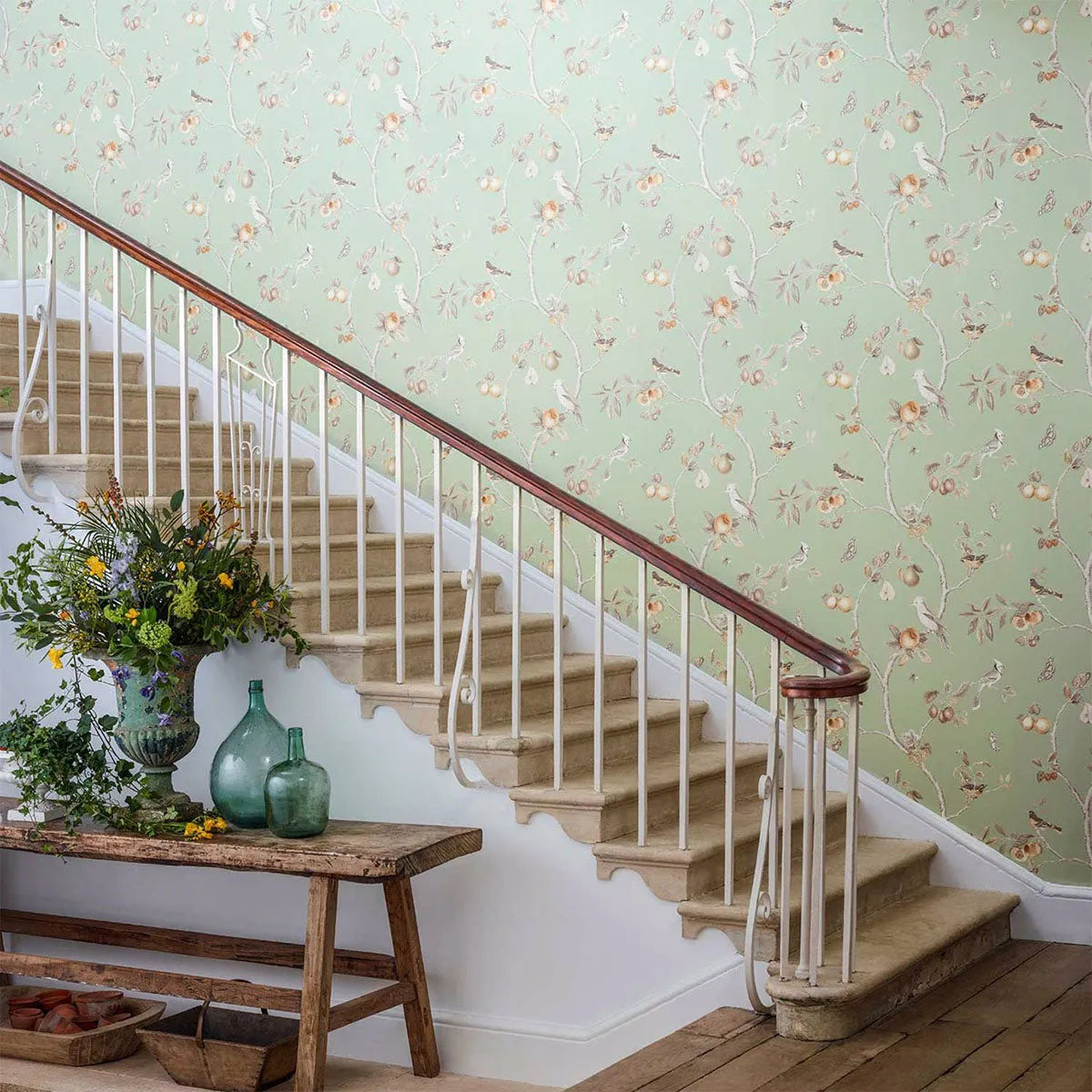 Fruit Aviary Wallpaper - Sanderson