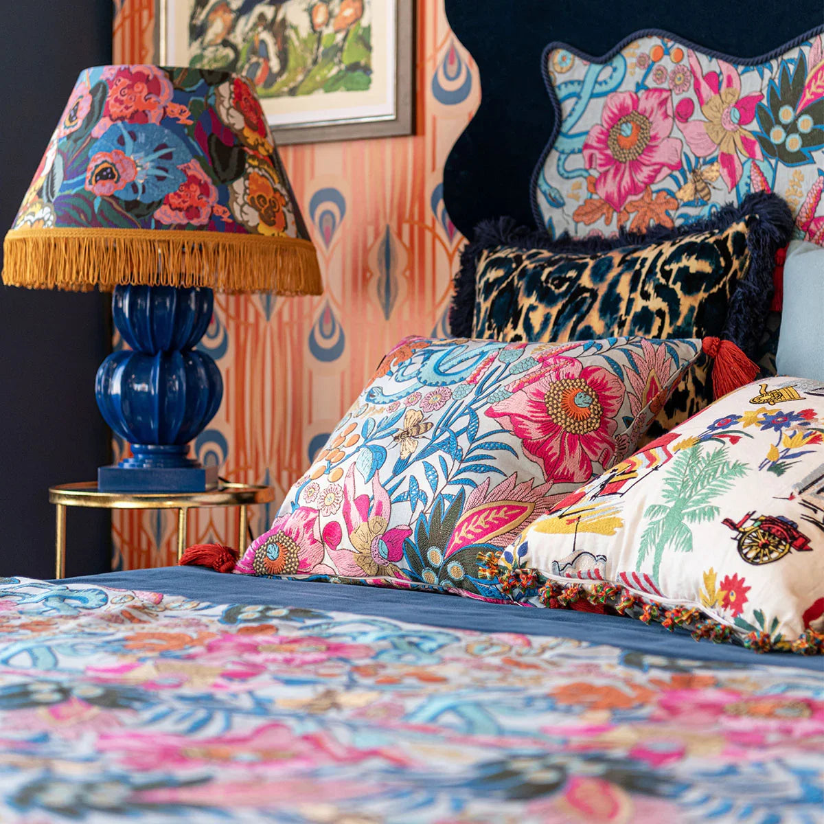 Giardino Segreto Embroidery Cushion - Mind The Gap