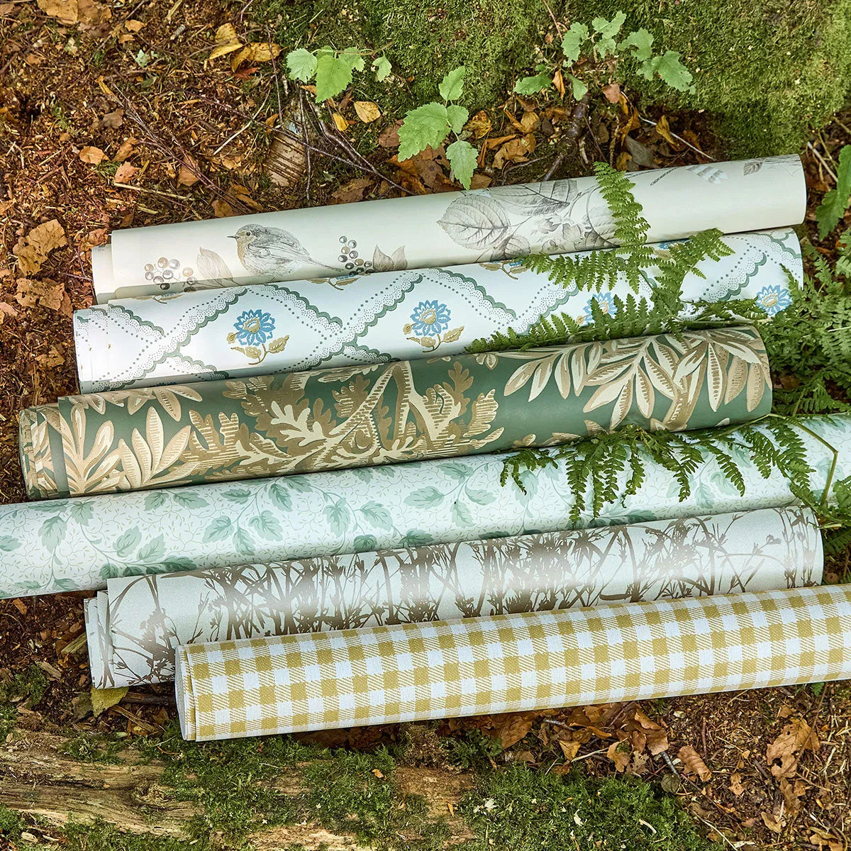 Gingham Wallpaper - Sanderson
