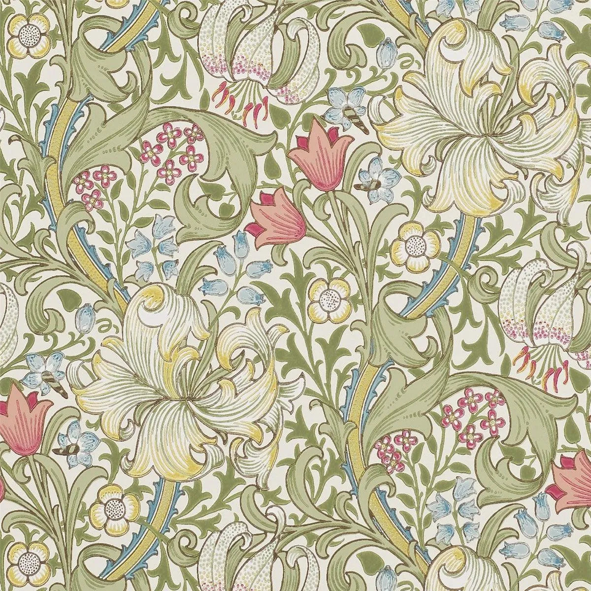 Golden Lily Wallpaper - Morris & Co