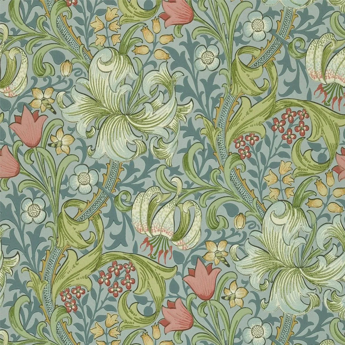 Golden Lily Wallpaper - Morris & Co