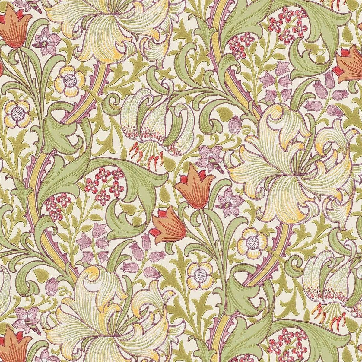 Golden Lily Wallpaper - Morris & Co