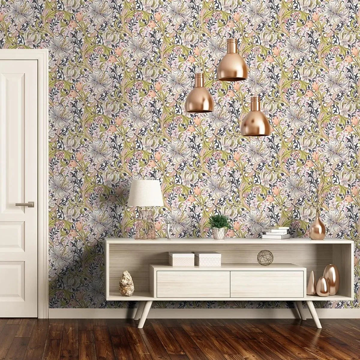 Golden Lily Wallpaper - Morris & Co