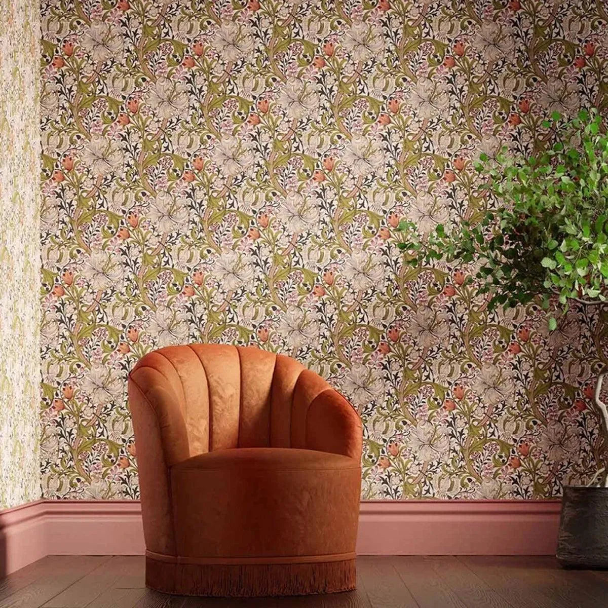 Golden Lily Wallpaper - Morris & Co