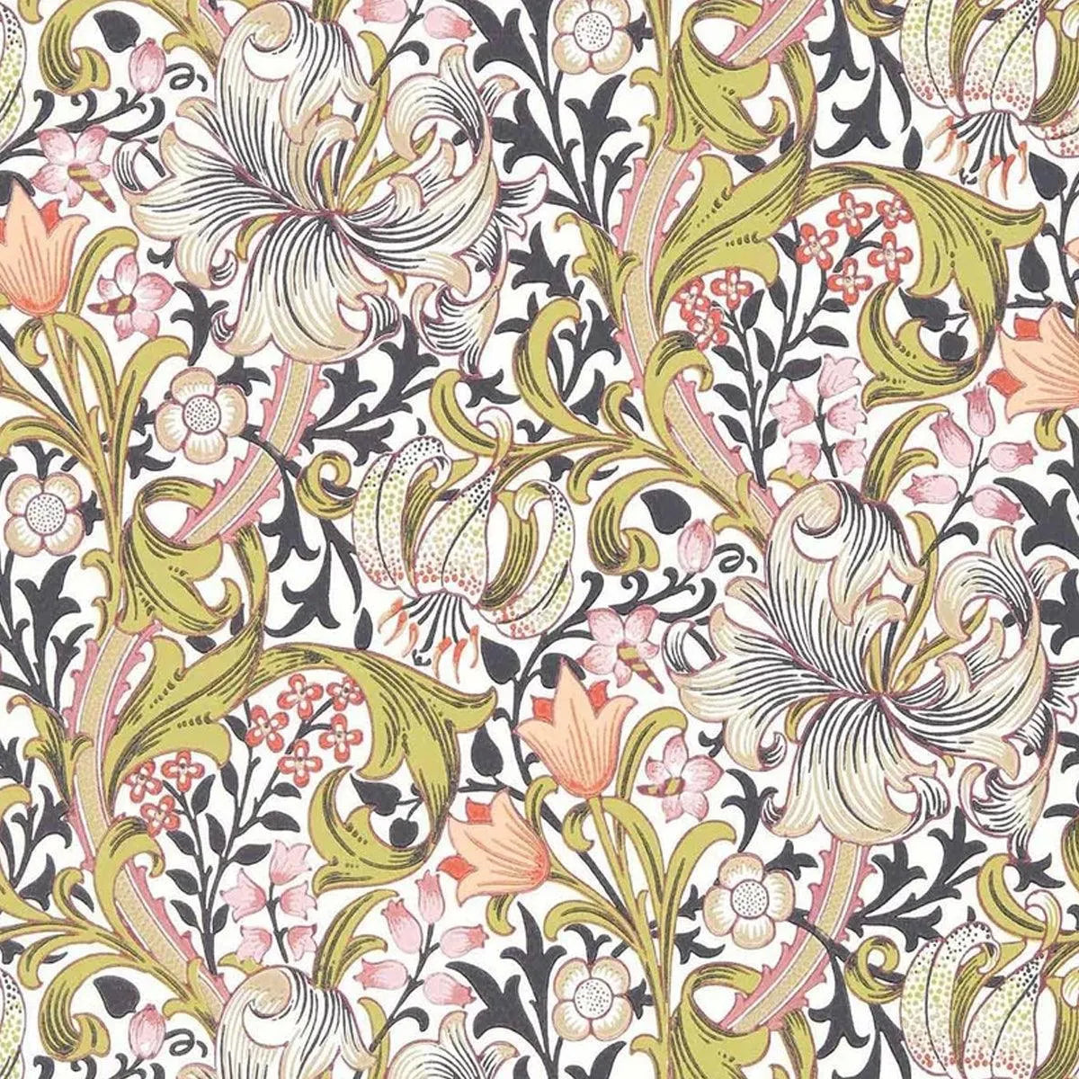 Golden Lily Wallpaper - Morris & Co