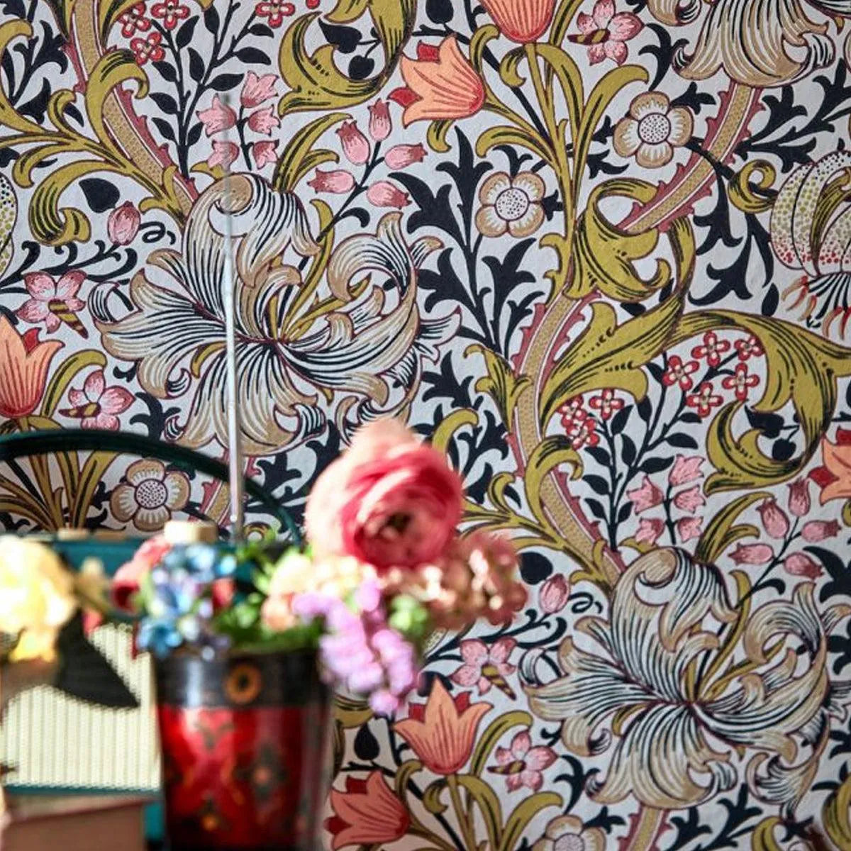 Golden Lily Wallpaper - Morris & Co