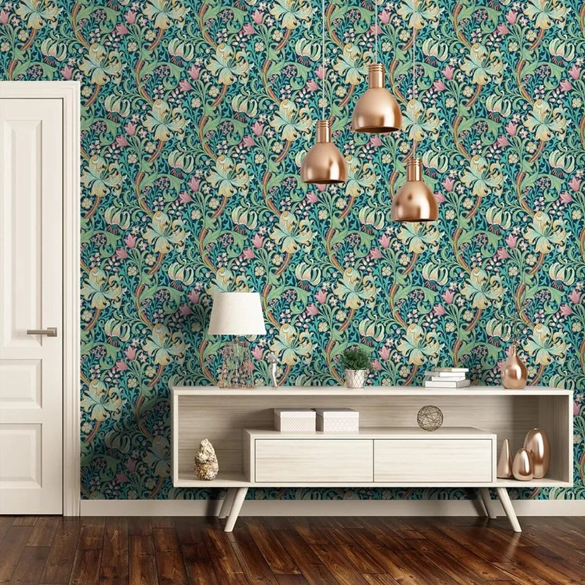 Golden Lily Wallpaper - Morris & Co