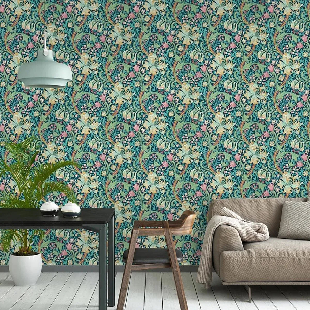 Golden Lily Wallpaper - Morris & Co