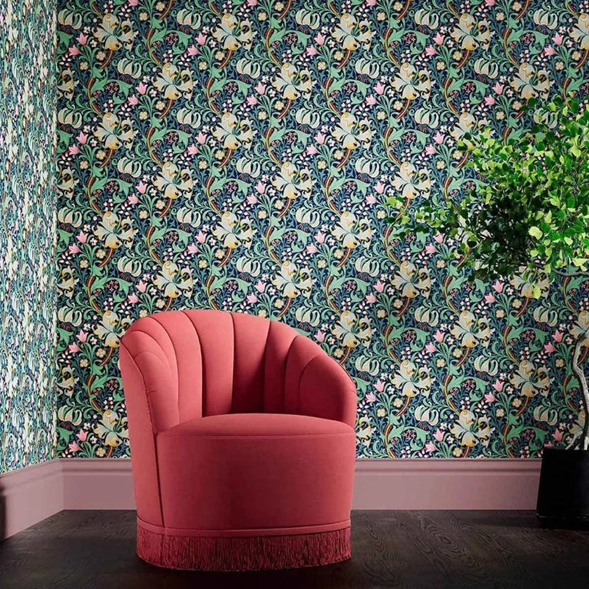 Golden Lily Wallpaper - Morris & Co