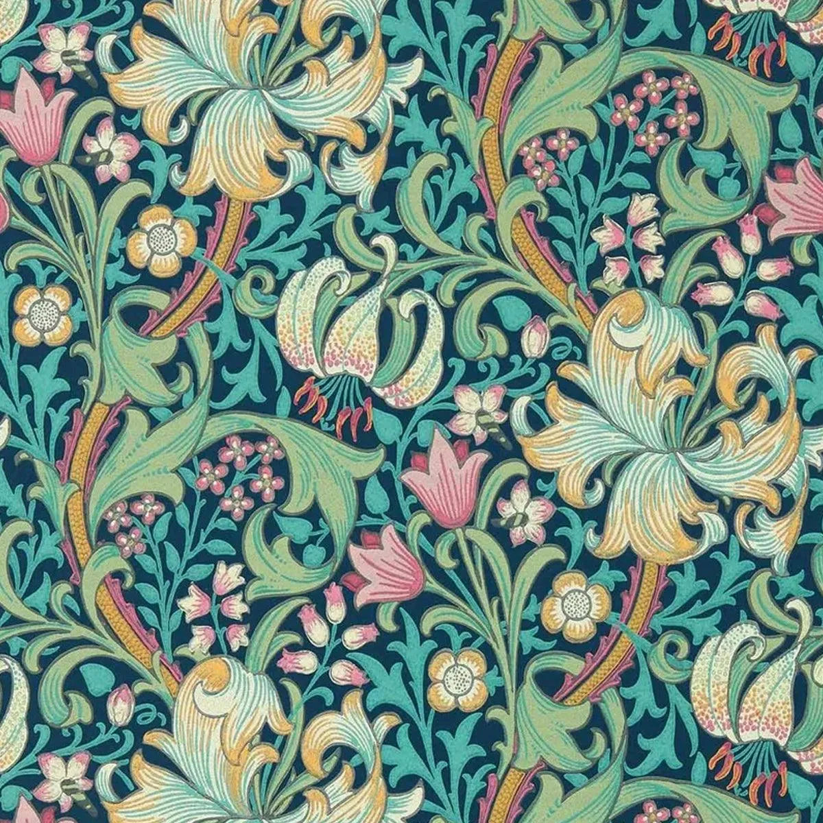 Golden Lily Wallpaper - Morris & Co