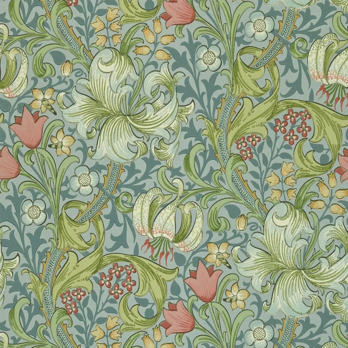 Golden Lily Wallpaper - Morris & Co