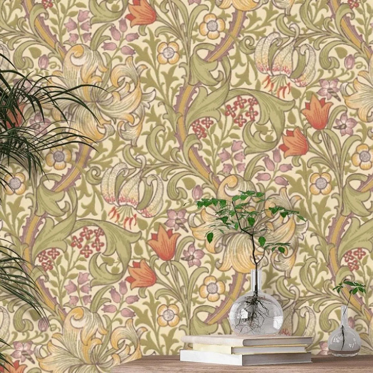 Golden Lily Wallpaper - Morris & Co