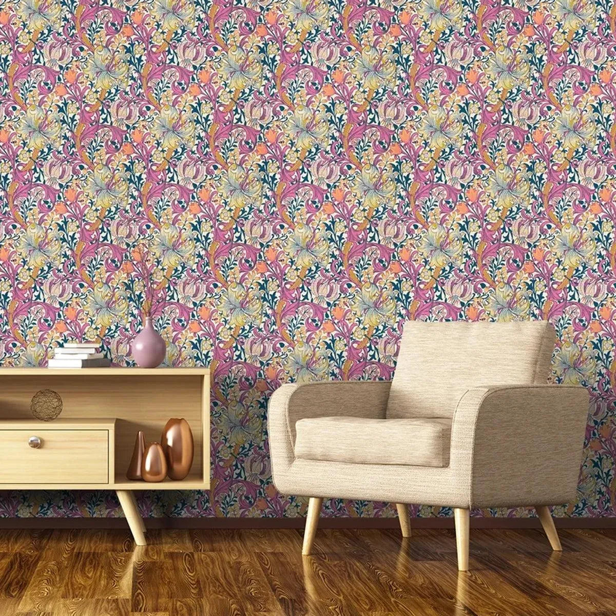 Golden Lily Wallpaper - Morris & Co
