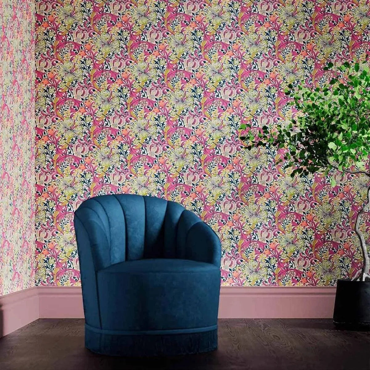 Golden Lily Wallpaper - Morris & Co