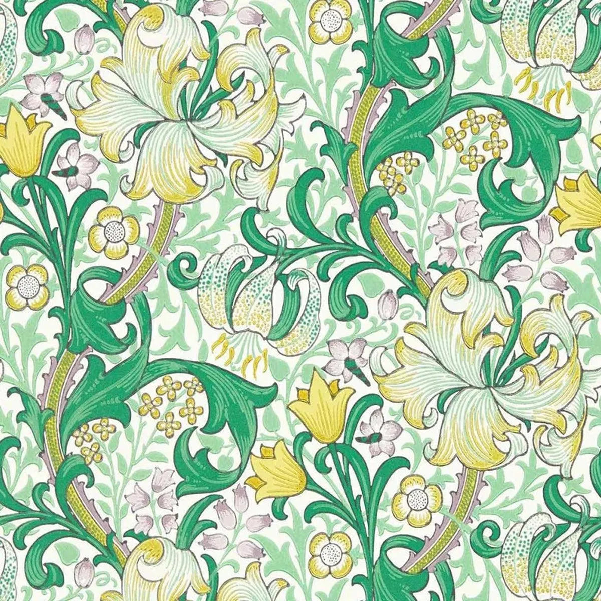 Golden Lily Wallpaper - Morris & Co