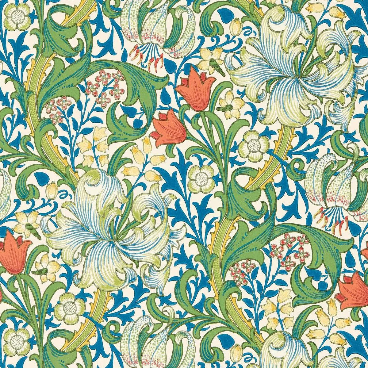 Golden Lily Wallpaper - Morris & Co