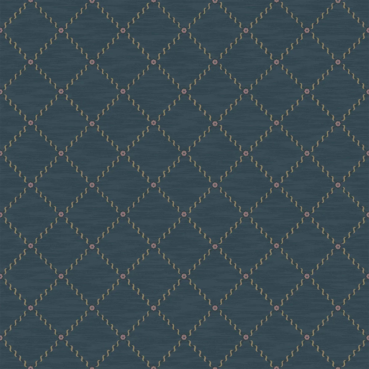 Golden Trellis Wallpaper - Borastapeter