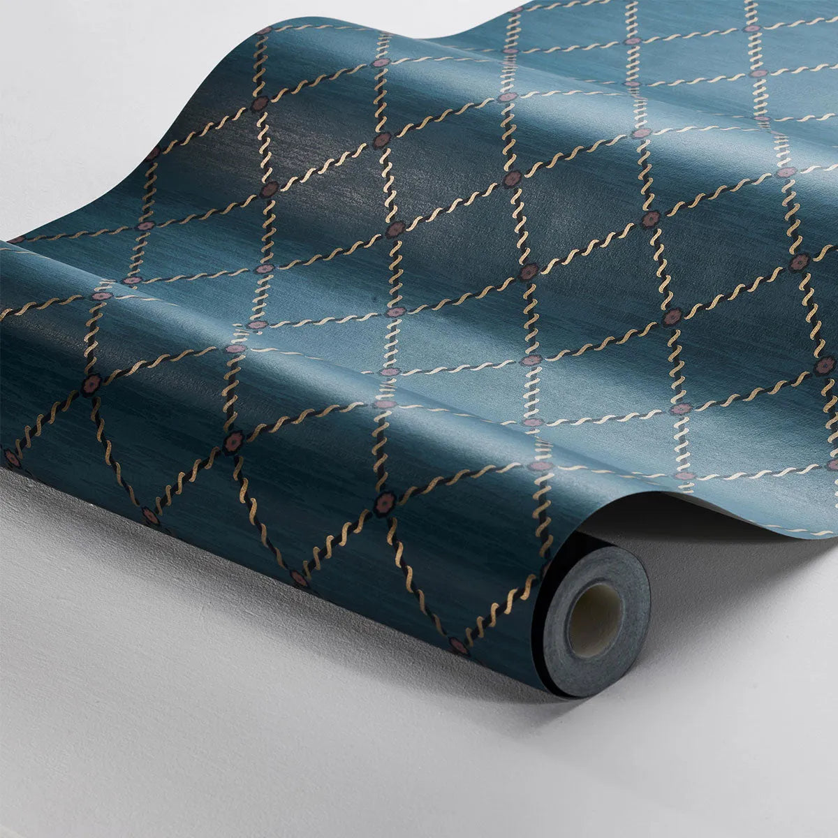 Golden Trellis Wallpaper - Borastapeter