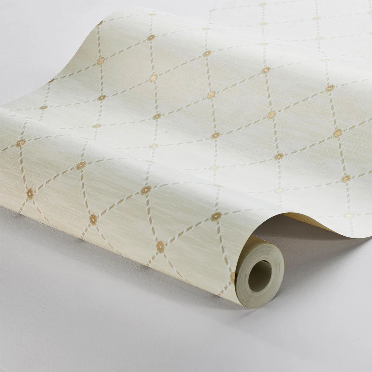 Golden Trellis Wallpaper - Borastapeter