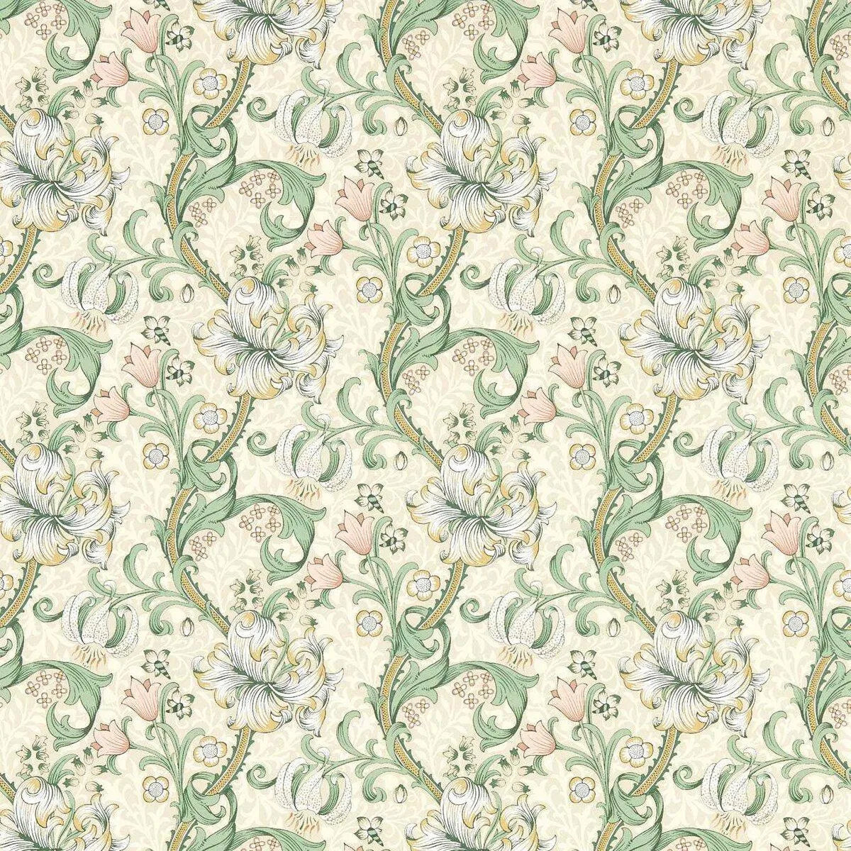 Golden Lily Wallpaper - Clarke & Clarke