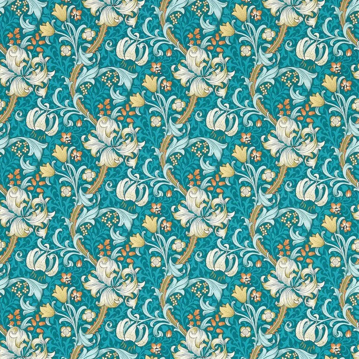 Golden Lily Wallpaper - Clarke & Clarke