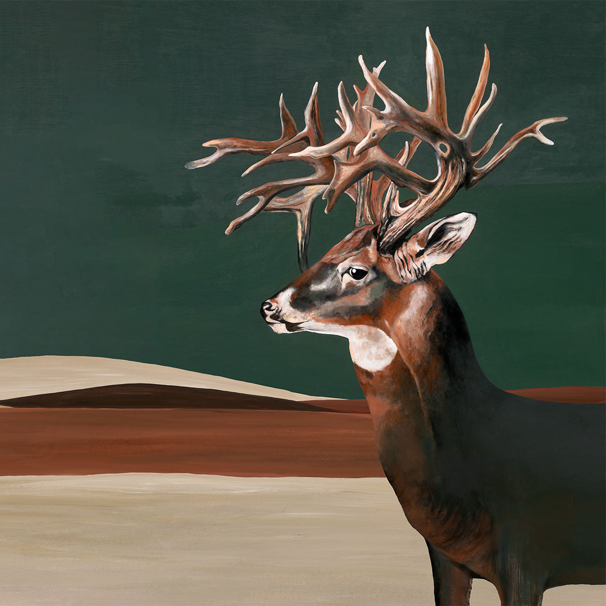 Great Deer Mural Wallpaper - Coordonne