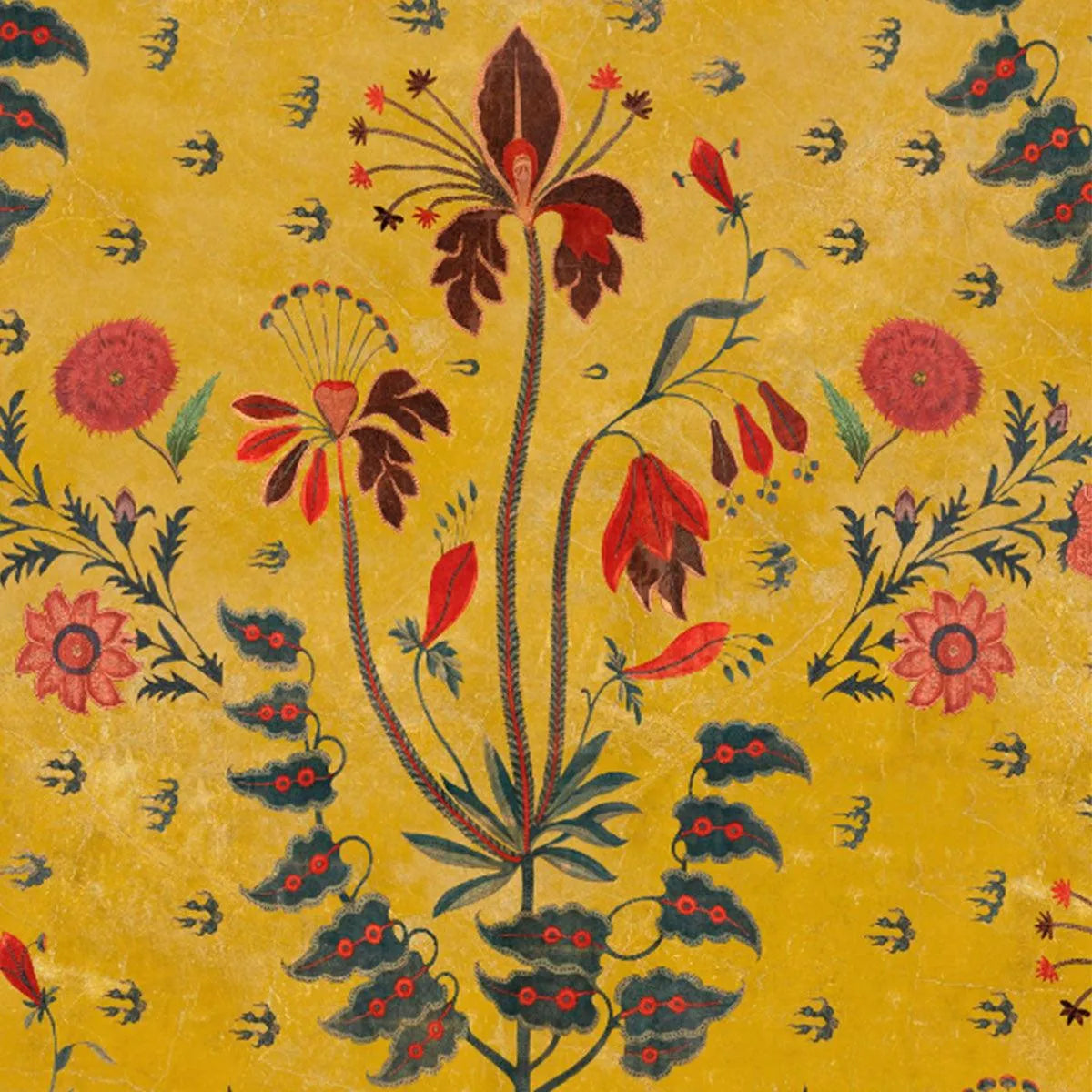 Gypsy Ochre Fabric - Mind The Gap