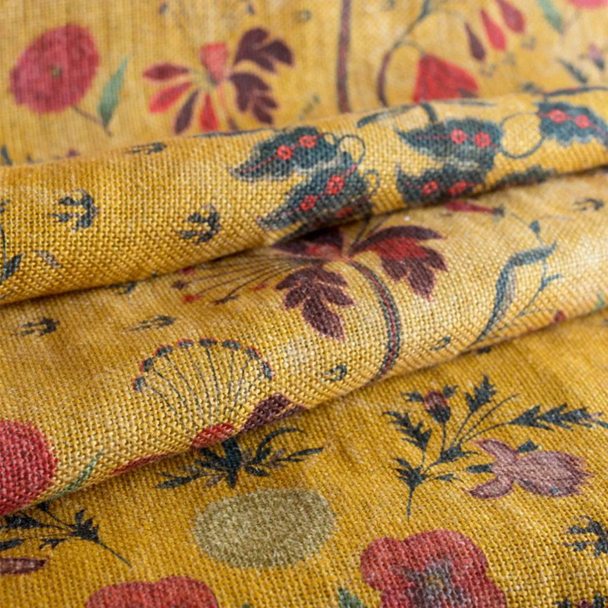 Gypsy Ochre Fabric - Mind The Gap
