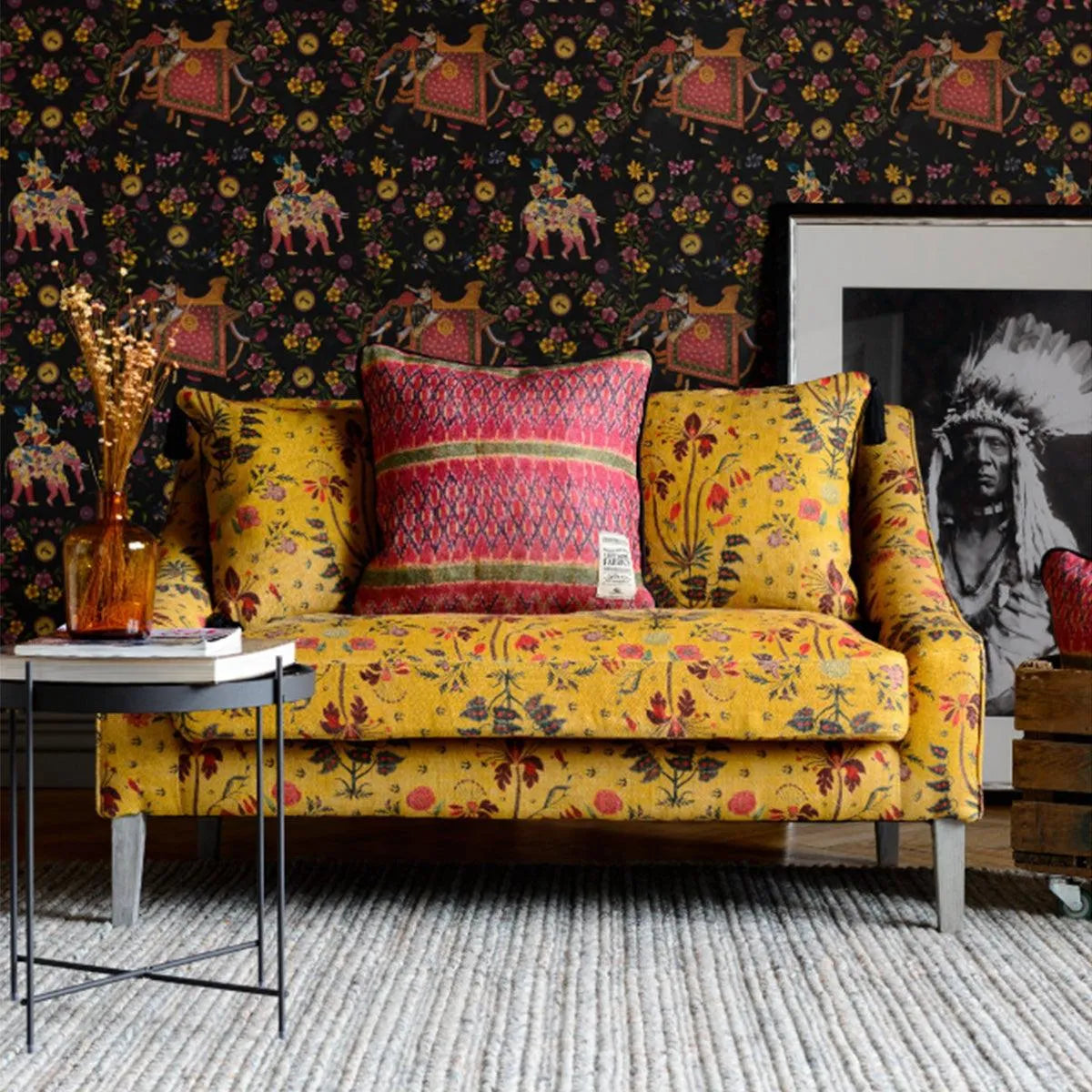Gypsy Ochre Fabric - Mind The Gap