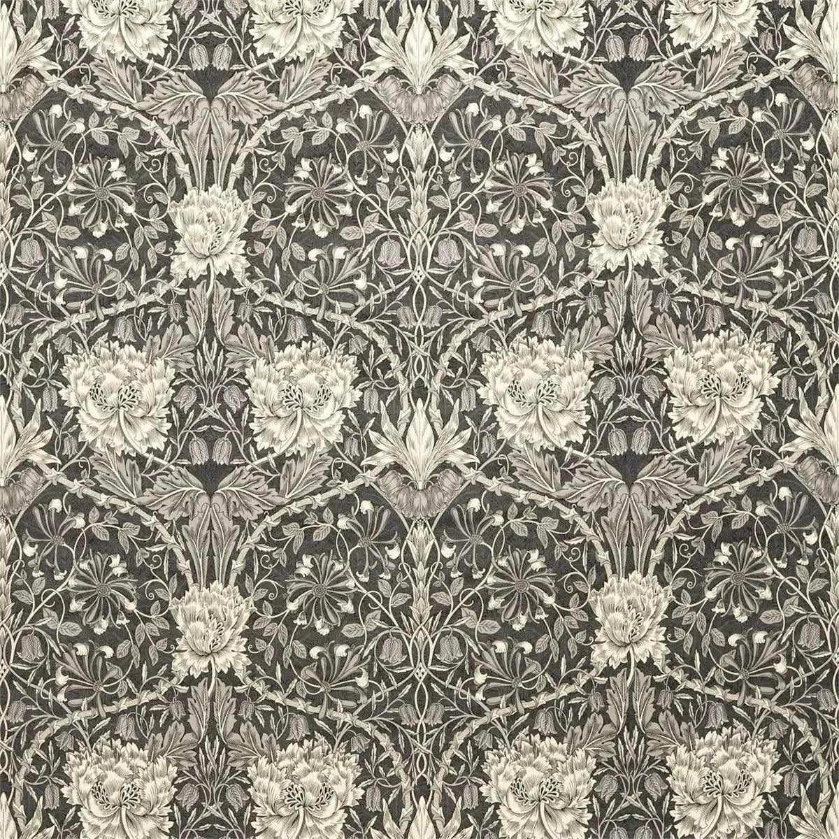 Honeysuckle & Tulip Velvet Fabric - Morris & Co