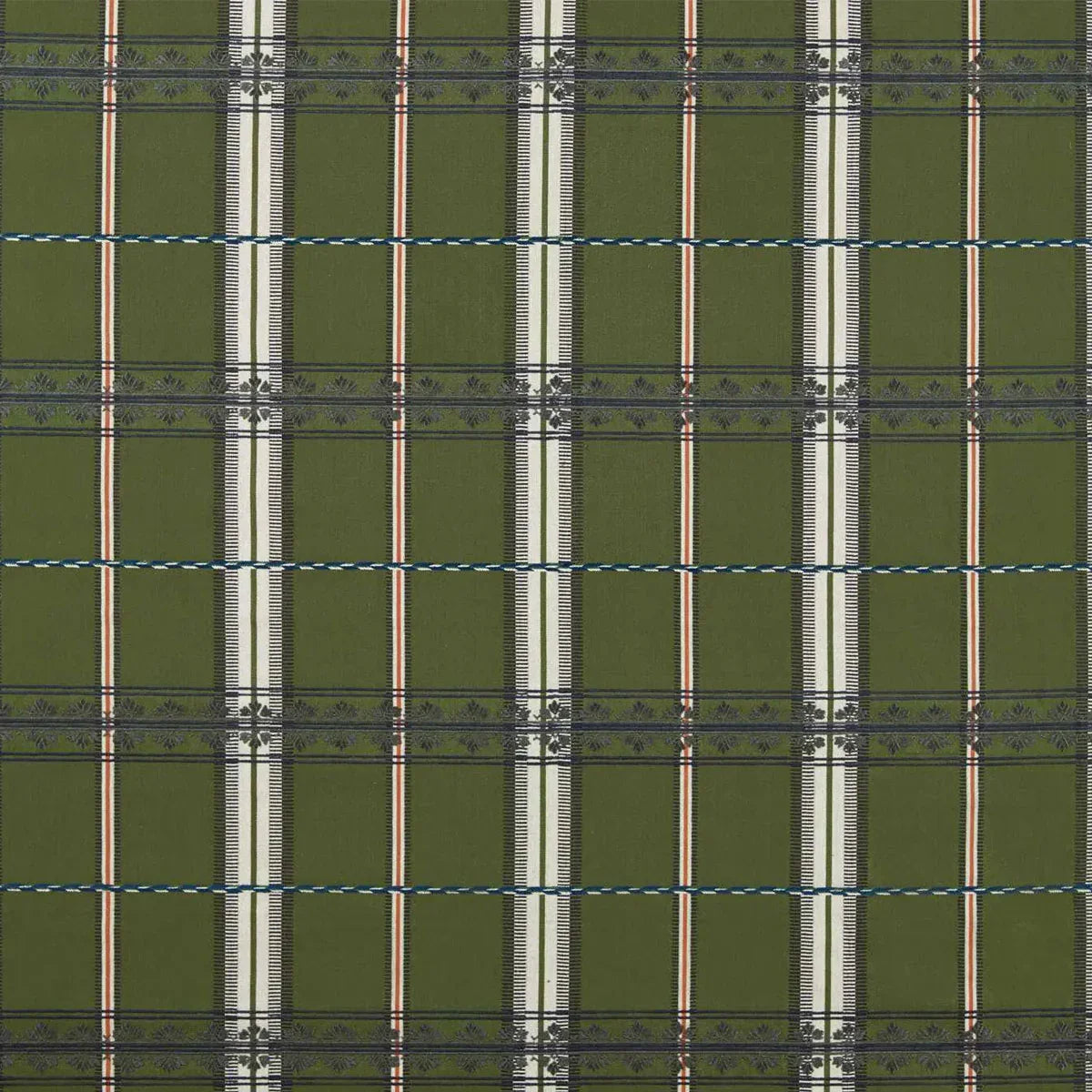 Hanover Check Fabric - Morris & Co
