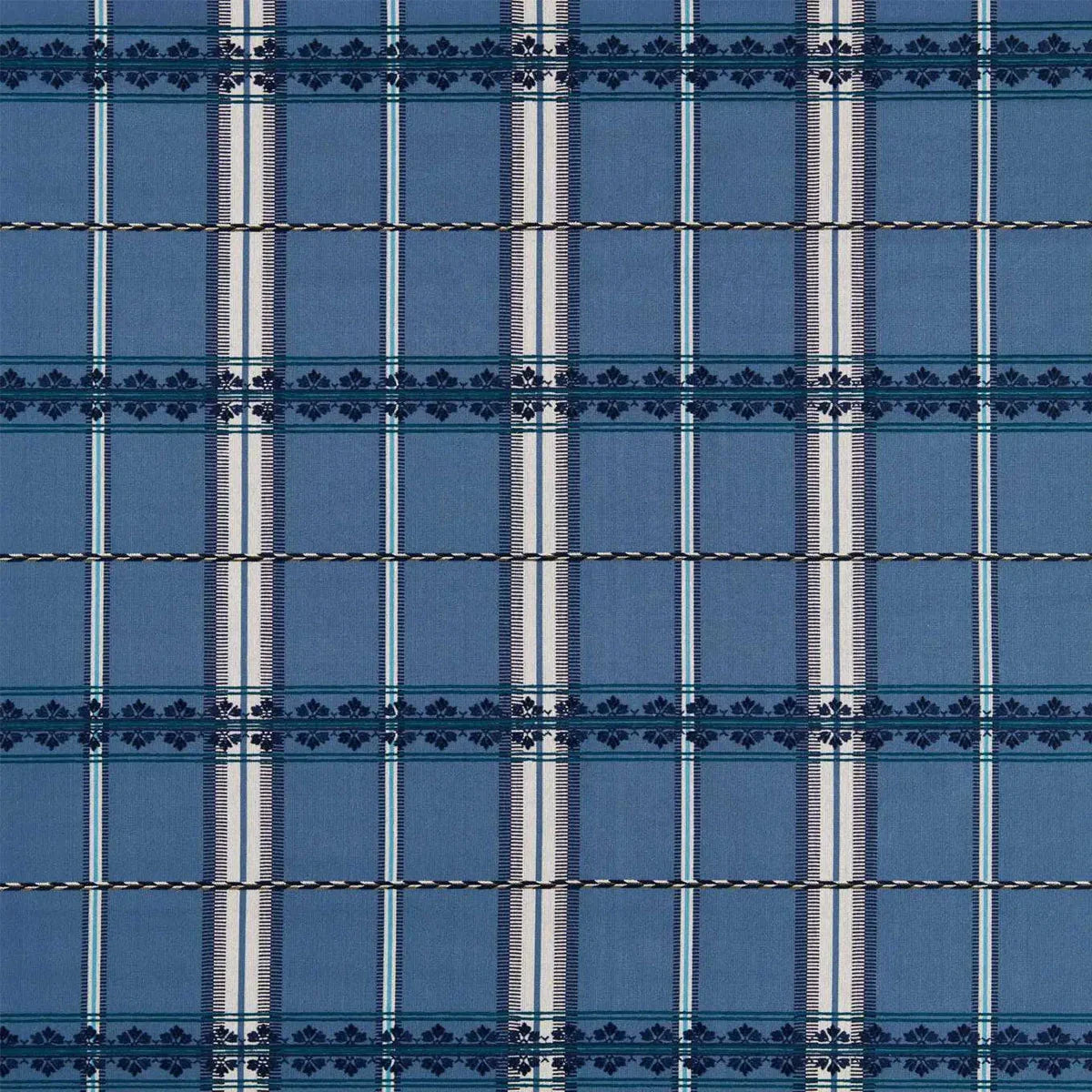 Hanover Check Fabric - Morris & Co