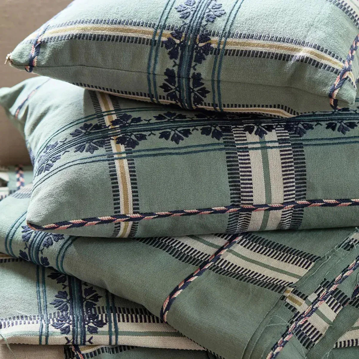 Hanover Check Fabric - Morris & Co