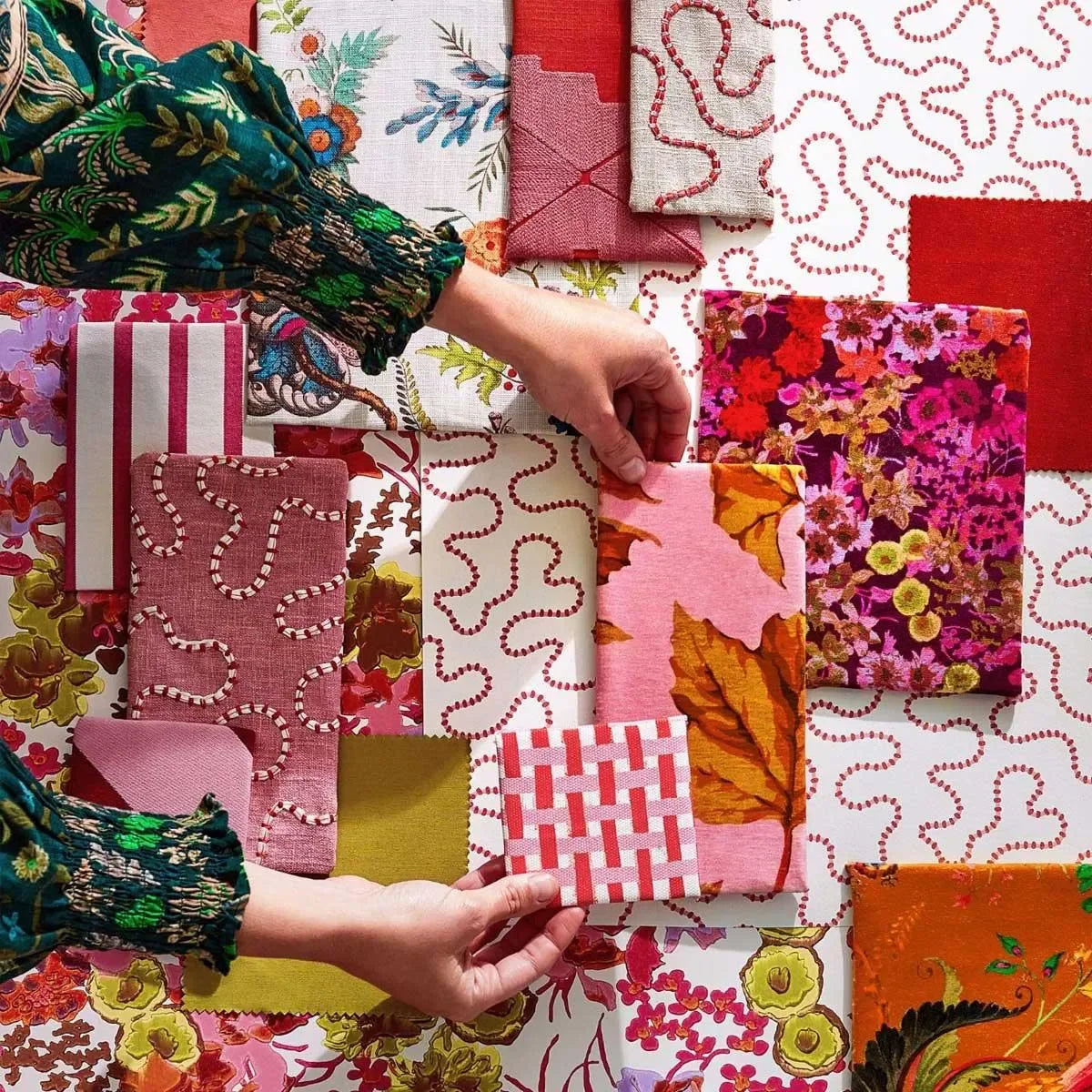 Basket Weave Fabric - Harlequin X Sophie Robinson