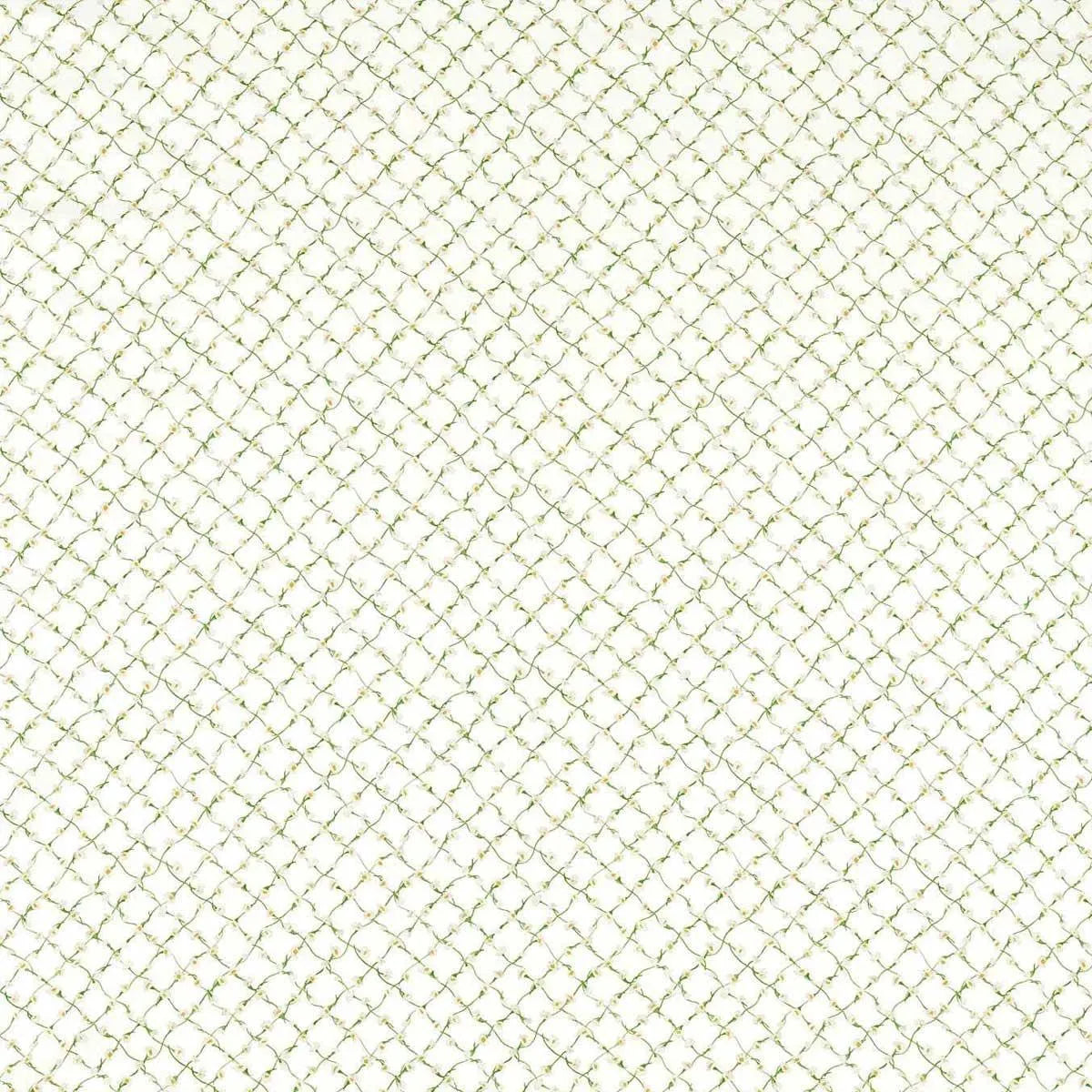 Daisy Trellis Emerald/Pearl Fabric - Harlequin X Sophie Robinson