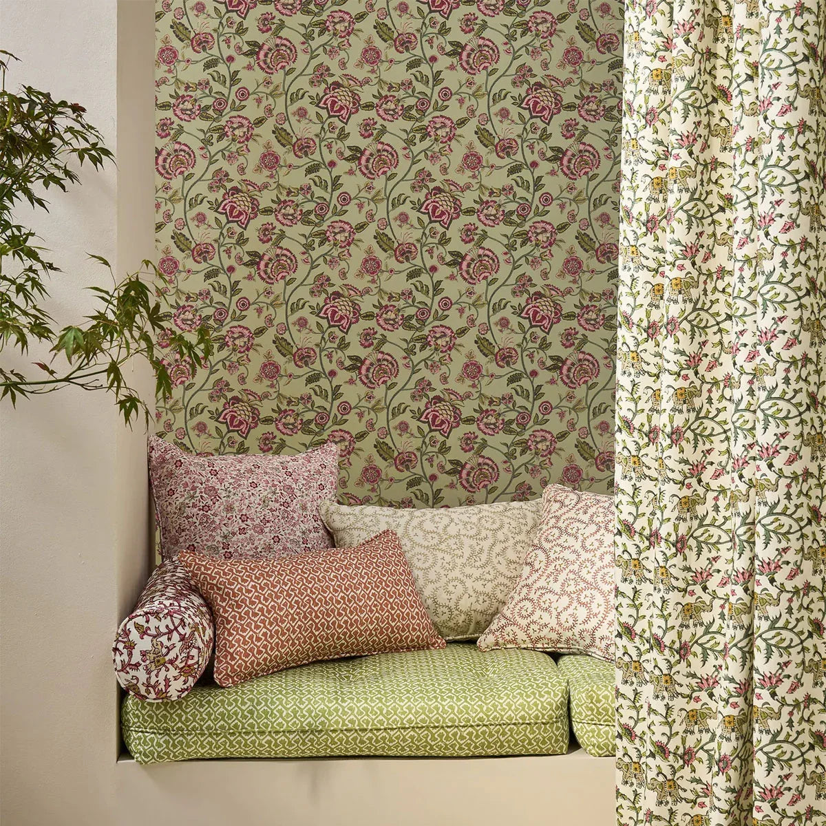 Hathi Embroidery Fabric - Clarke & Clarke
