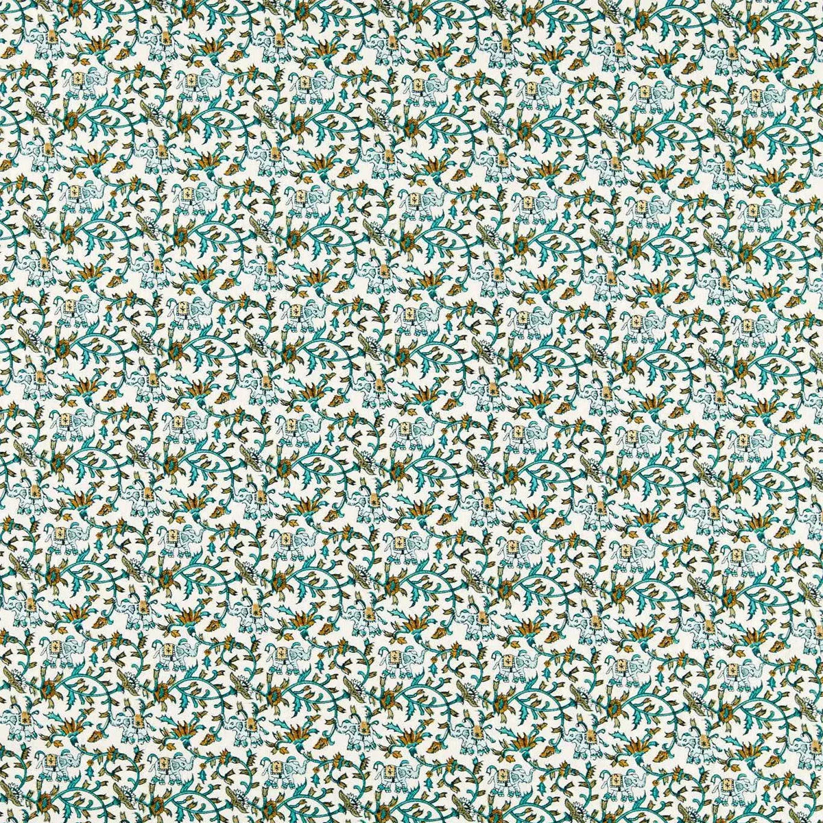 Hathi Embroidery Fabric - Clarke & Clarke