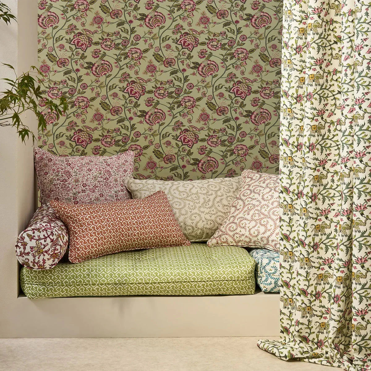 Hathi Fabric - Clarke & Clarke