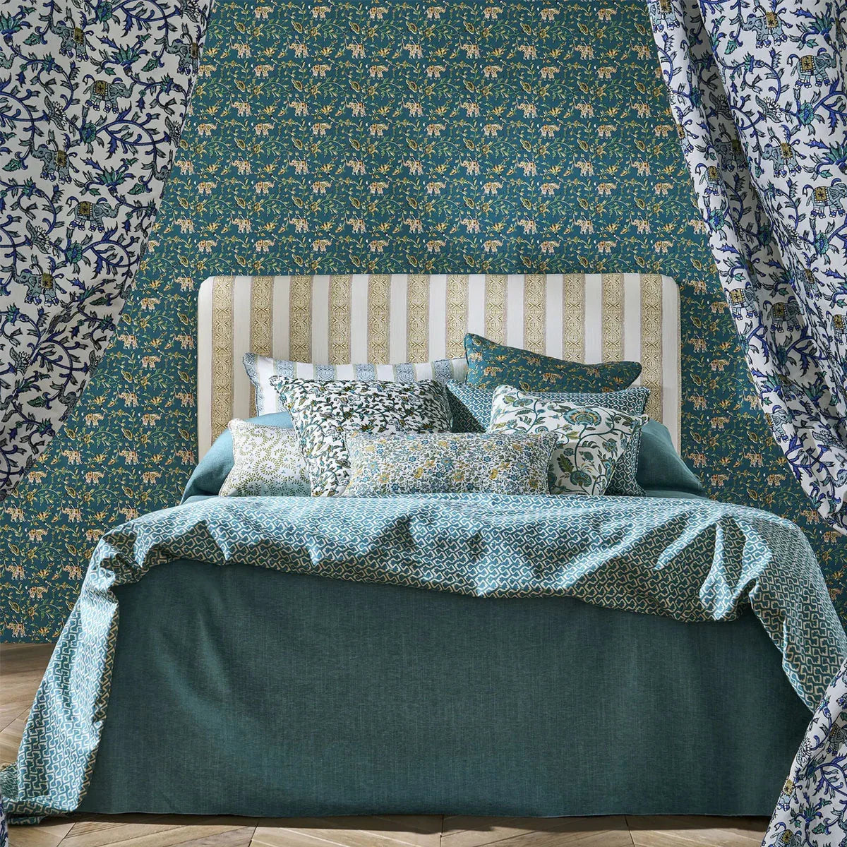 Hathi Fabric - Clarke & Clarke