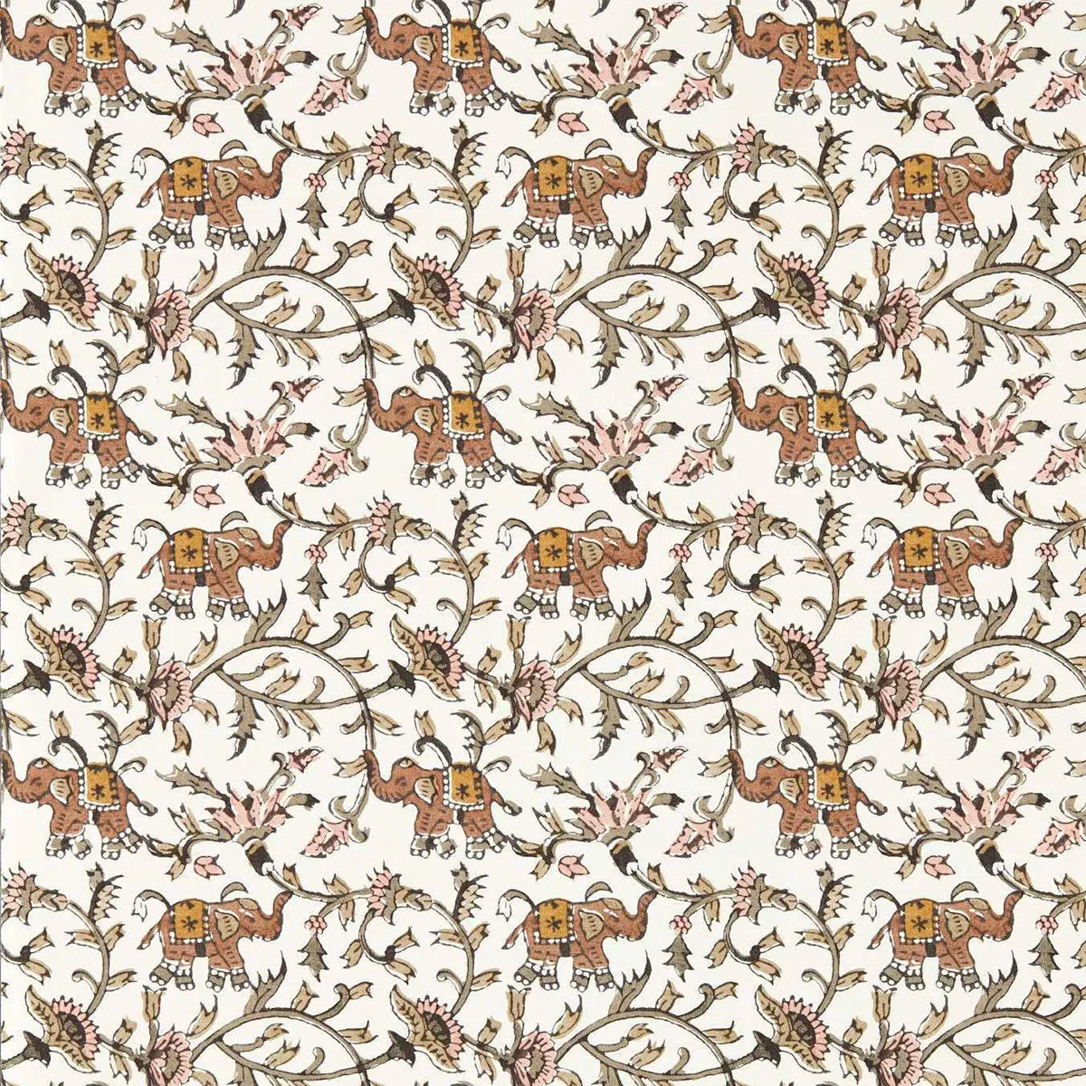 Hathi Wallpaper - Clarke & Clarke