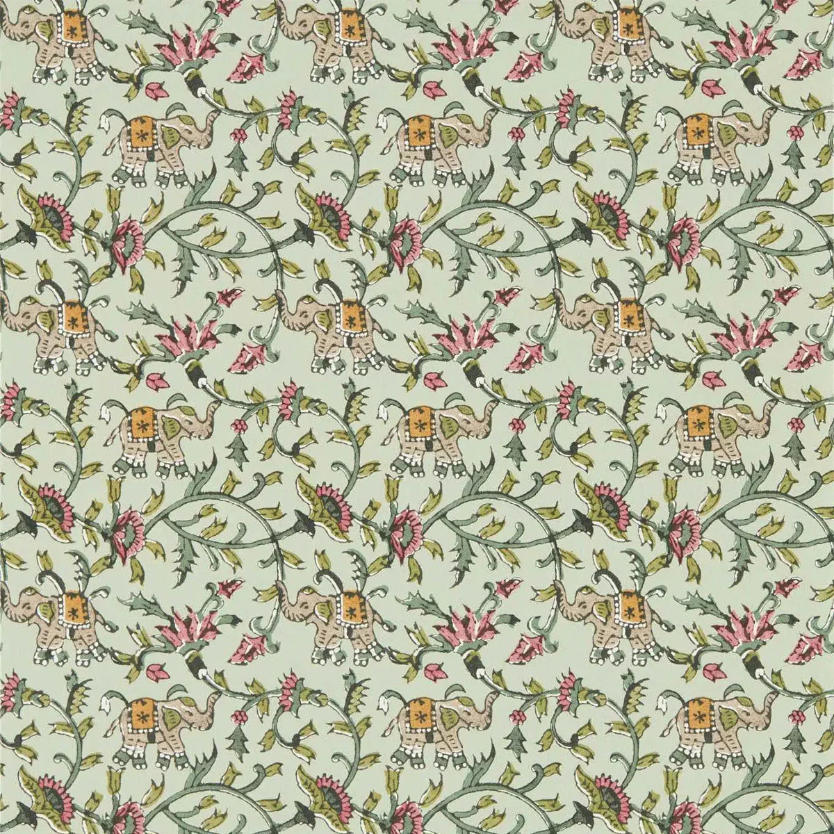 Hathi Wallpaper - Clarke & Clarke