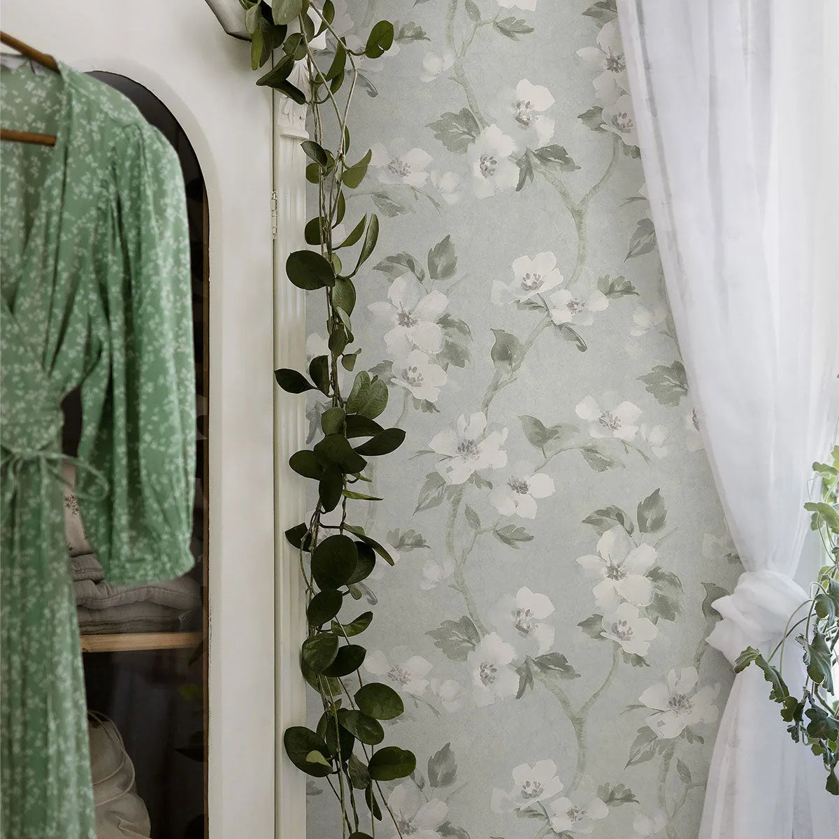Helen's Flower Wallpaper - Borastapeter