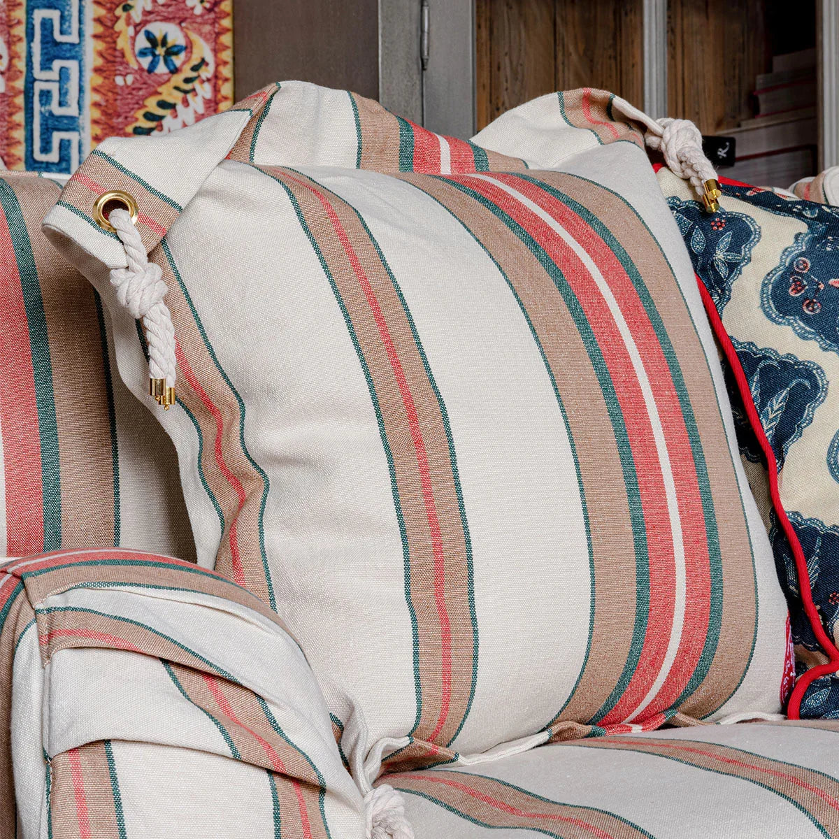 Herina Stripe Cushion - Mind The Gap