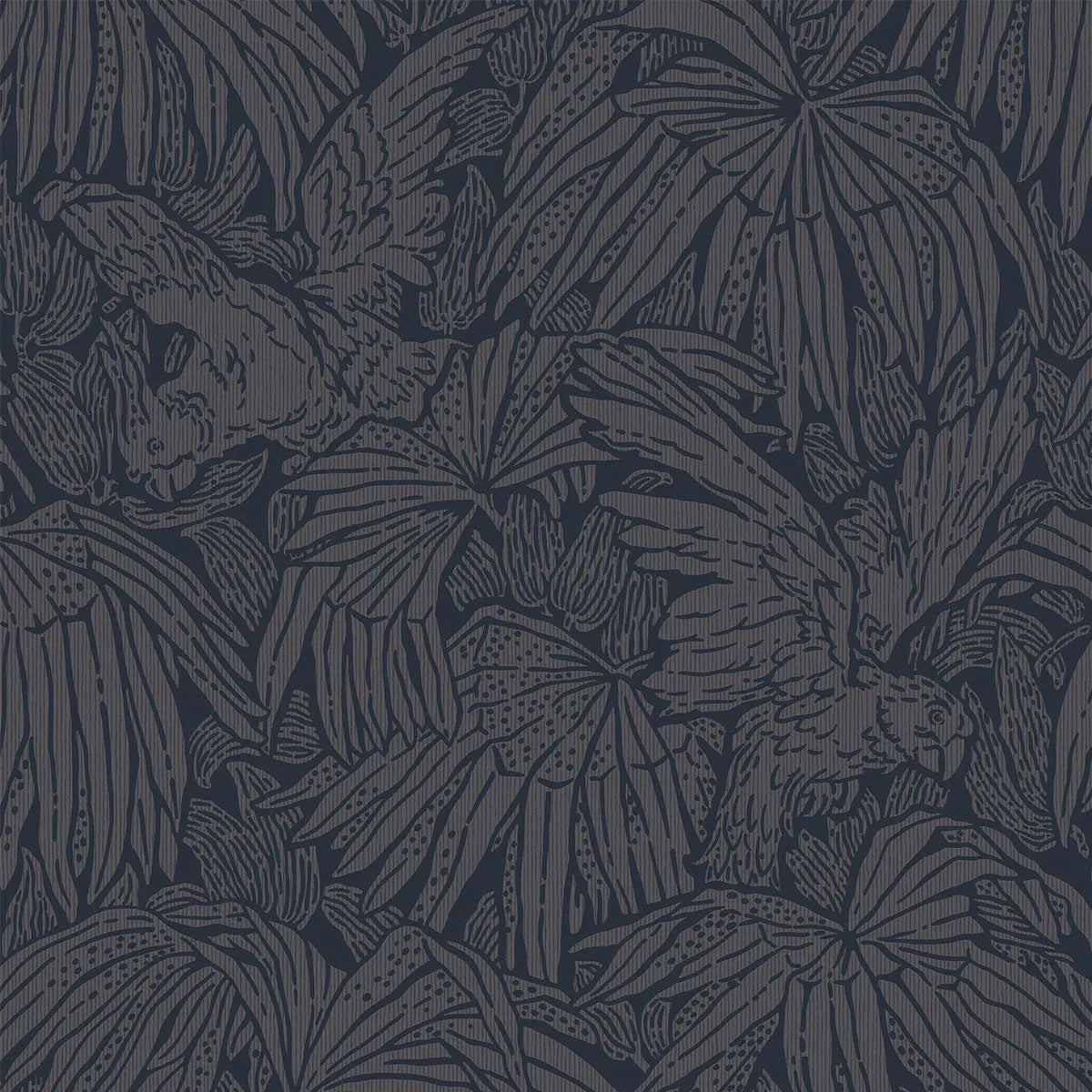 Hidden Parrot Wallpaper - Borastapeter