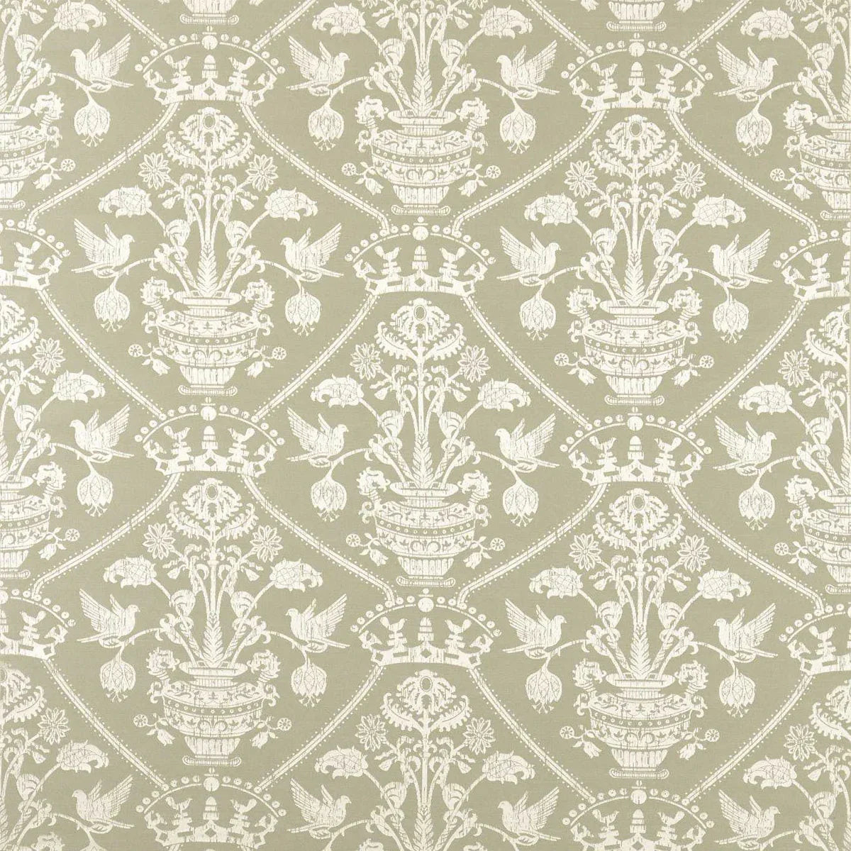 Highgrove Damask Fabric - Sanderson
